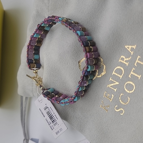 NWT KENDRA SCOTT BREE BEADED STATEMENT EARRINGS & BRACELET SET - Picture 6 of 9